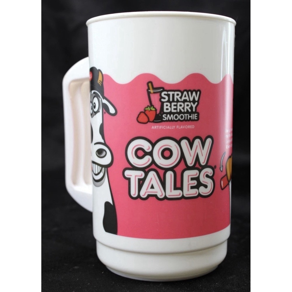 Vintage Goetze's Cow‎ Tales Promo Mugs – Strawberry Smoothie